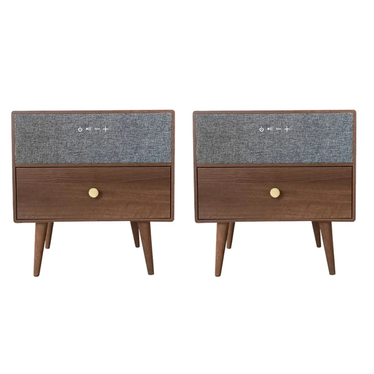 Unique Coloer Block Bedside Storage Table with Stable Legs