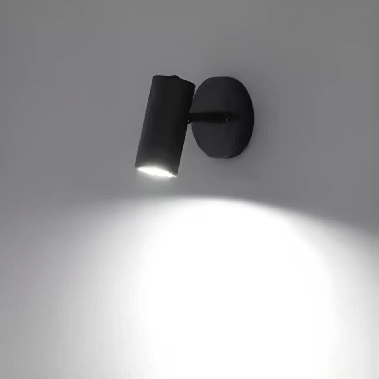 Modern Cylindrical Gold Swing Arm Wall Light for Indoor Use