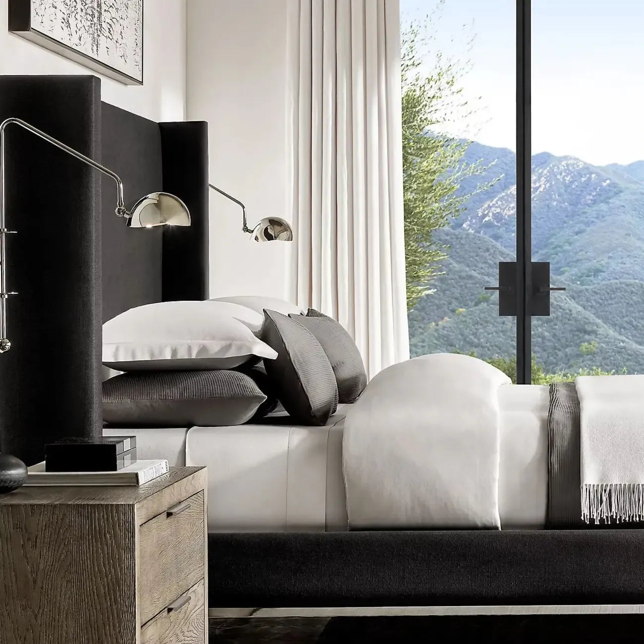 Industrial Dome-Shaped Swing Arm Wall Light for Bedroom Decor