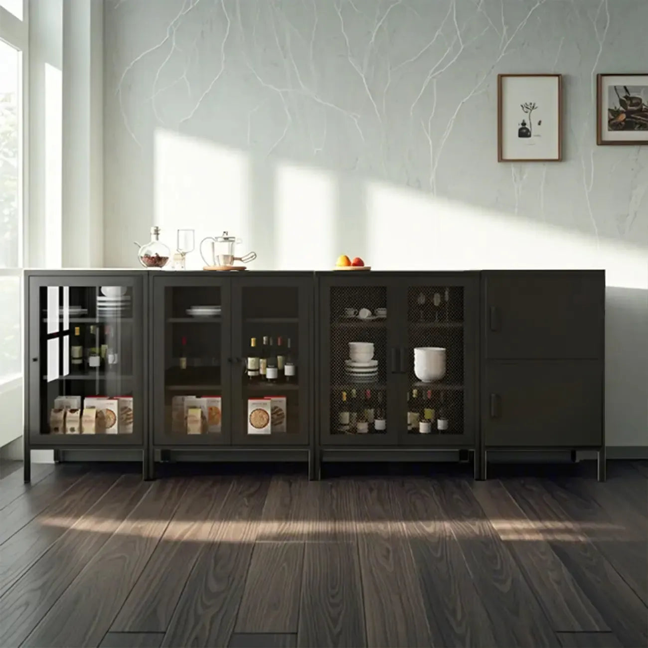 Modern Freestanding Storage Cabinet Suitable for Living Room