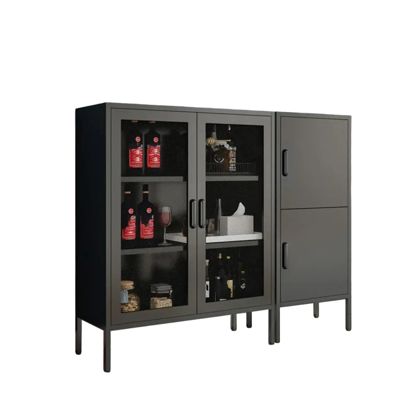 Modern Freestanding Storage Cabinet Suitable for Living Room