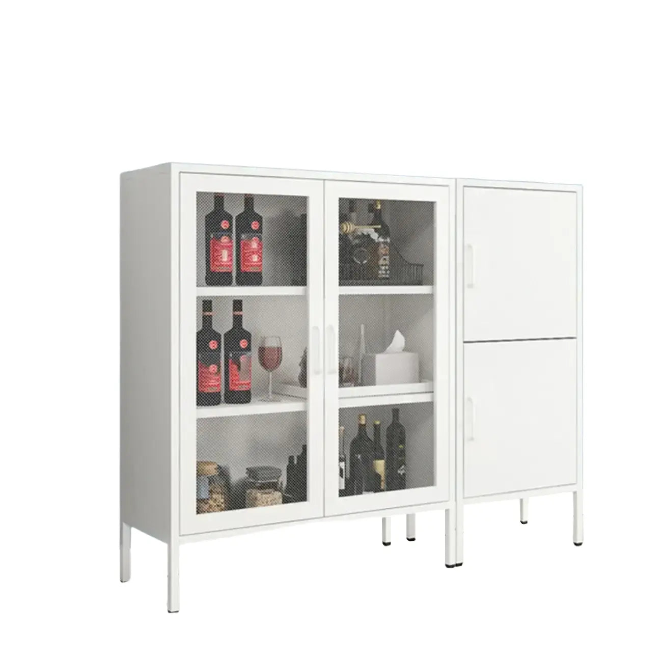 Modern Freestanding Storage Cabinet Suitable for Living Room
