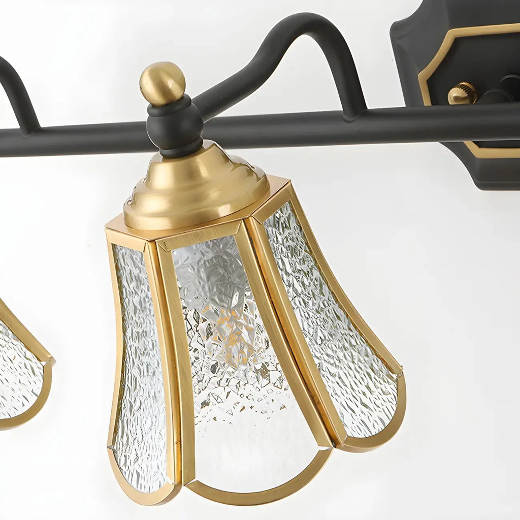 Modern Flower Crystal Vanity Light for Bathroom