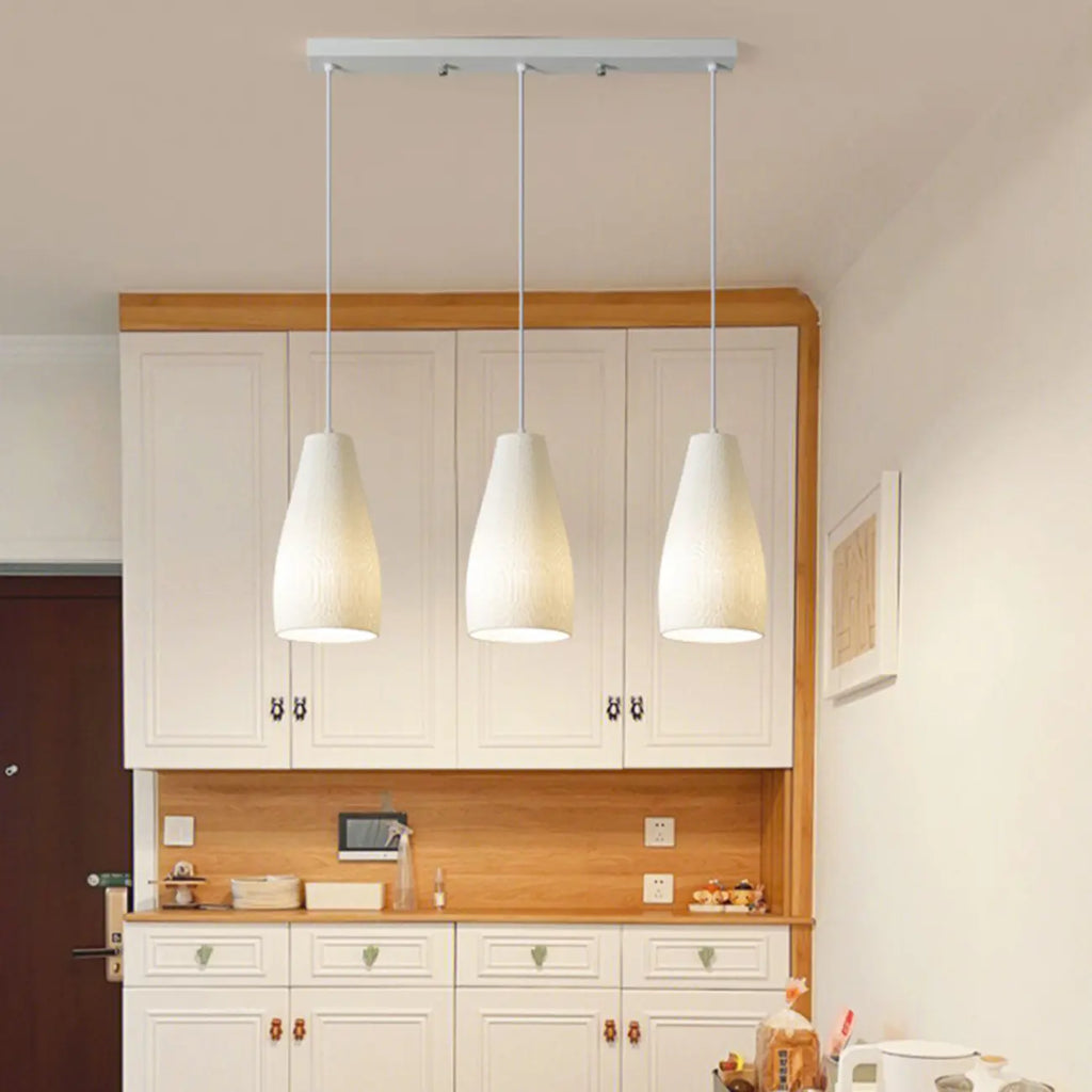 Modern Resin Geometric Island Pendant Light for Kitchen