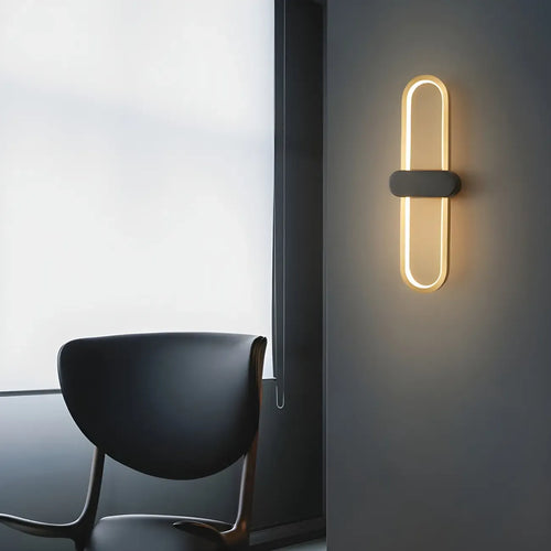 Classic Oval LED Vanity Light with Wall Mount for Bathroom