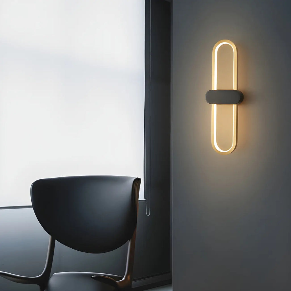 Classic Oval LED Vanity Light with Wall Mount for Bathroom