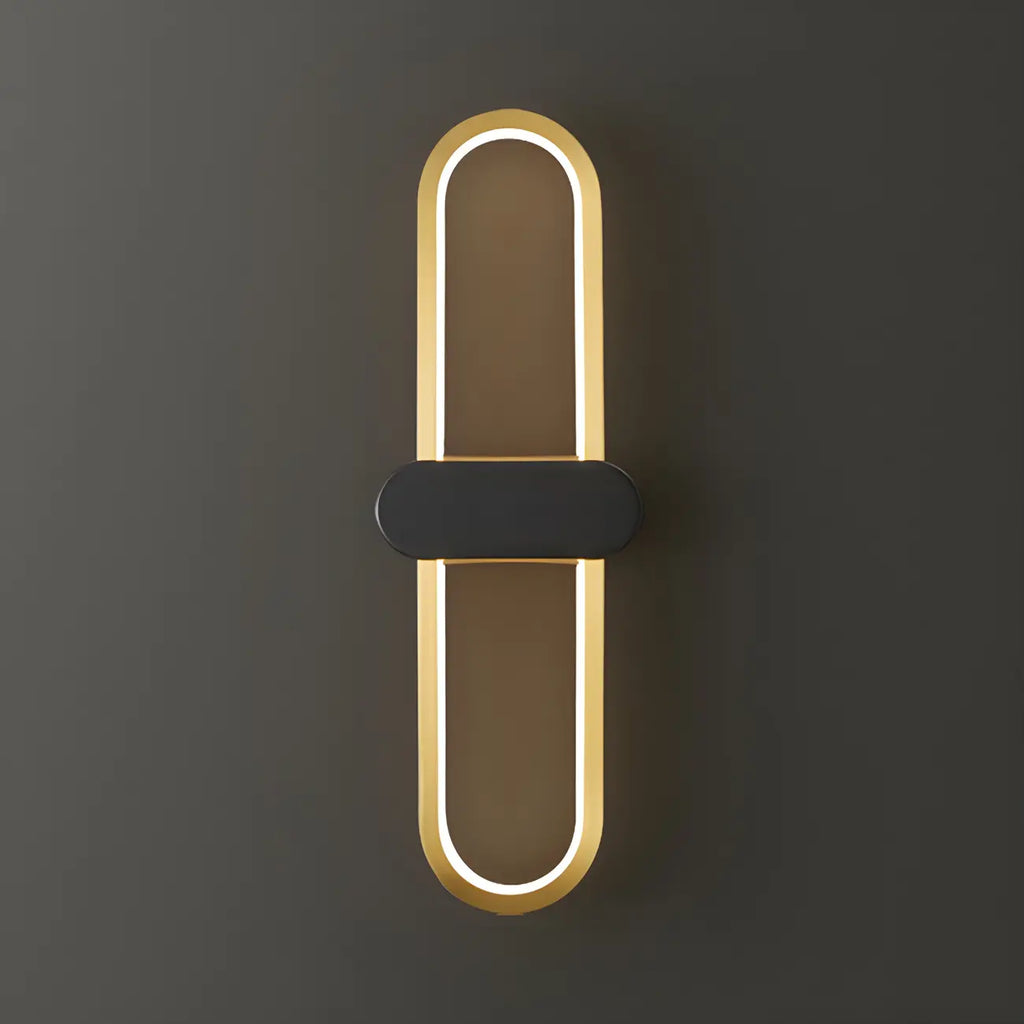 Classic Oval LED Vanity Light with Wall Mount for Bathroom