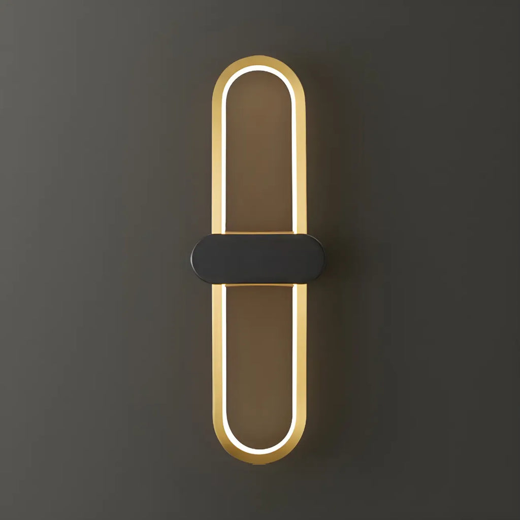 Classic Oval LED Vanity Light with Wall Mount for Bathroom