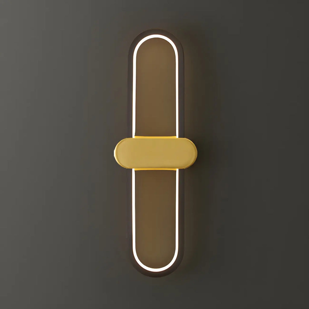 Classic Oval LED Vanity Light with Wall Mount for Bathroom