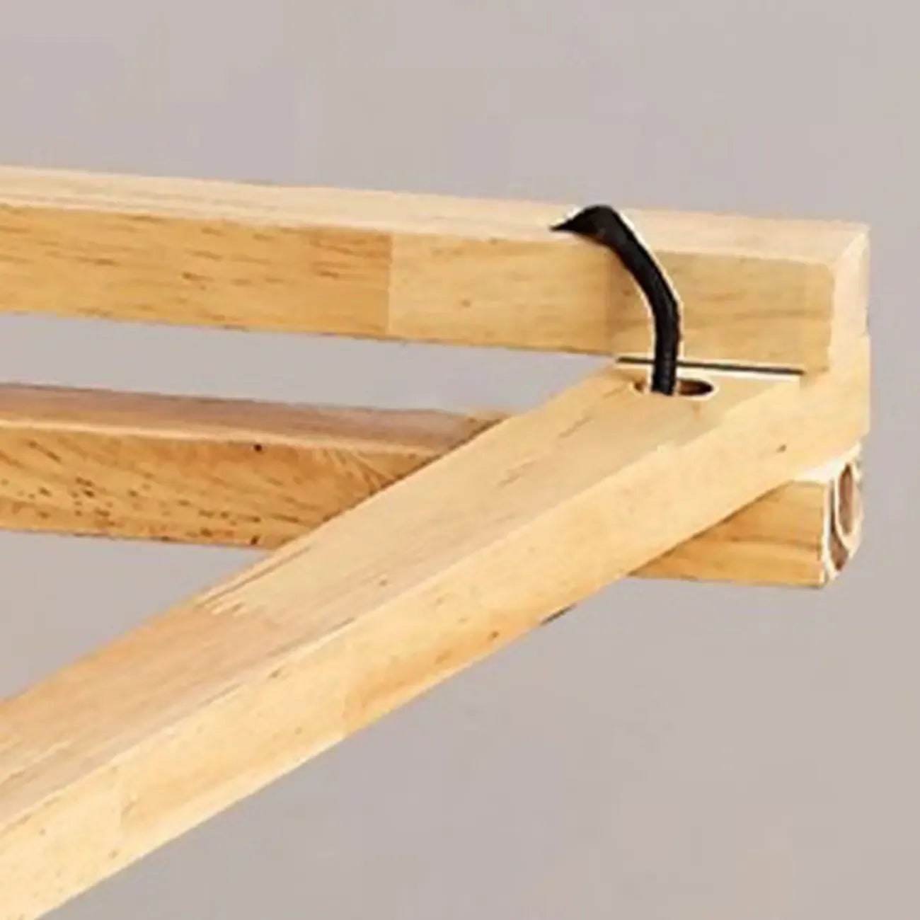 Natural Wood Vintage Stylish Shade Swing Arm Wall Light