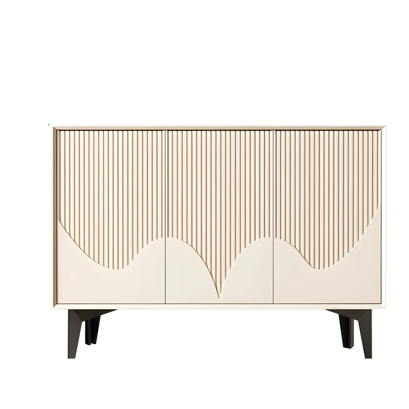 Hallway White Wood Shoe Cabinet with Slate