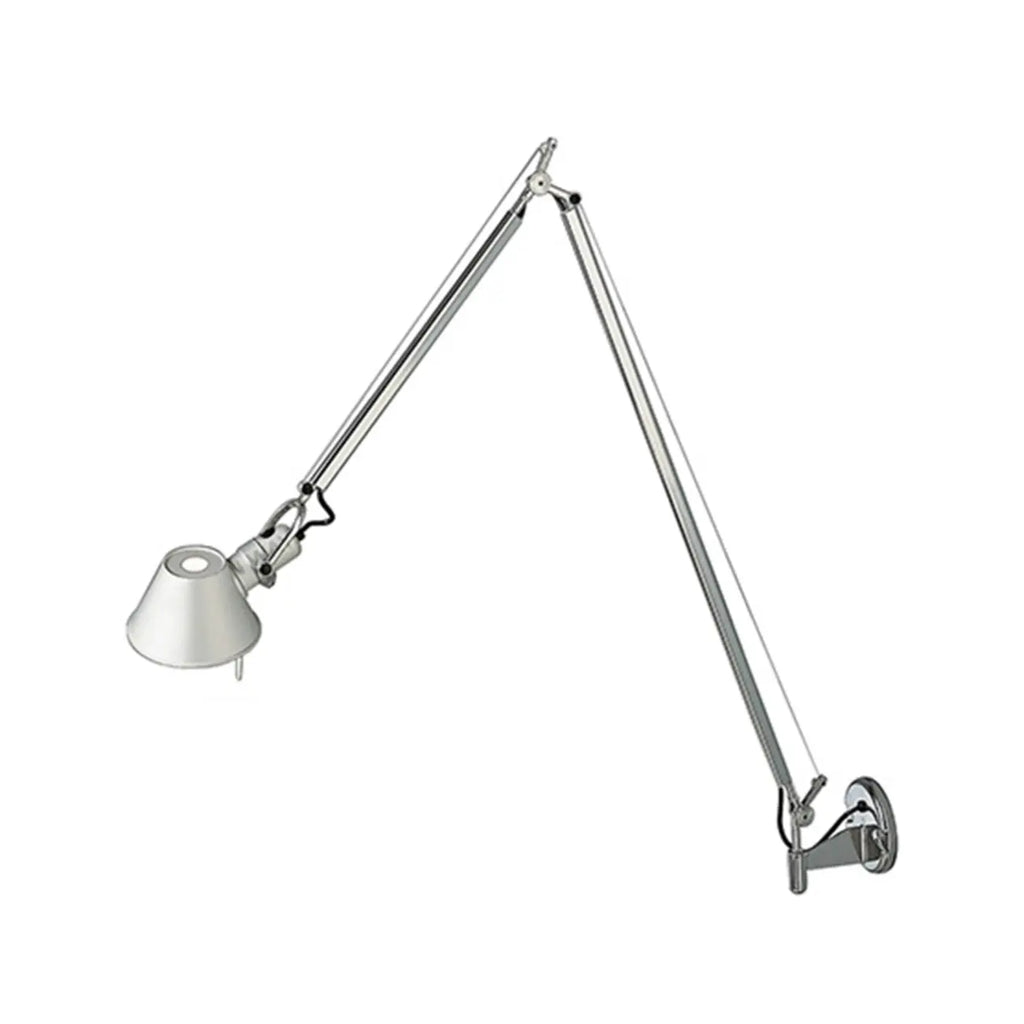 28.5 Modern Black Swing Arm Wall Light for Interior Spaces