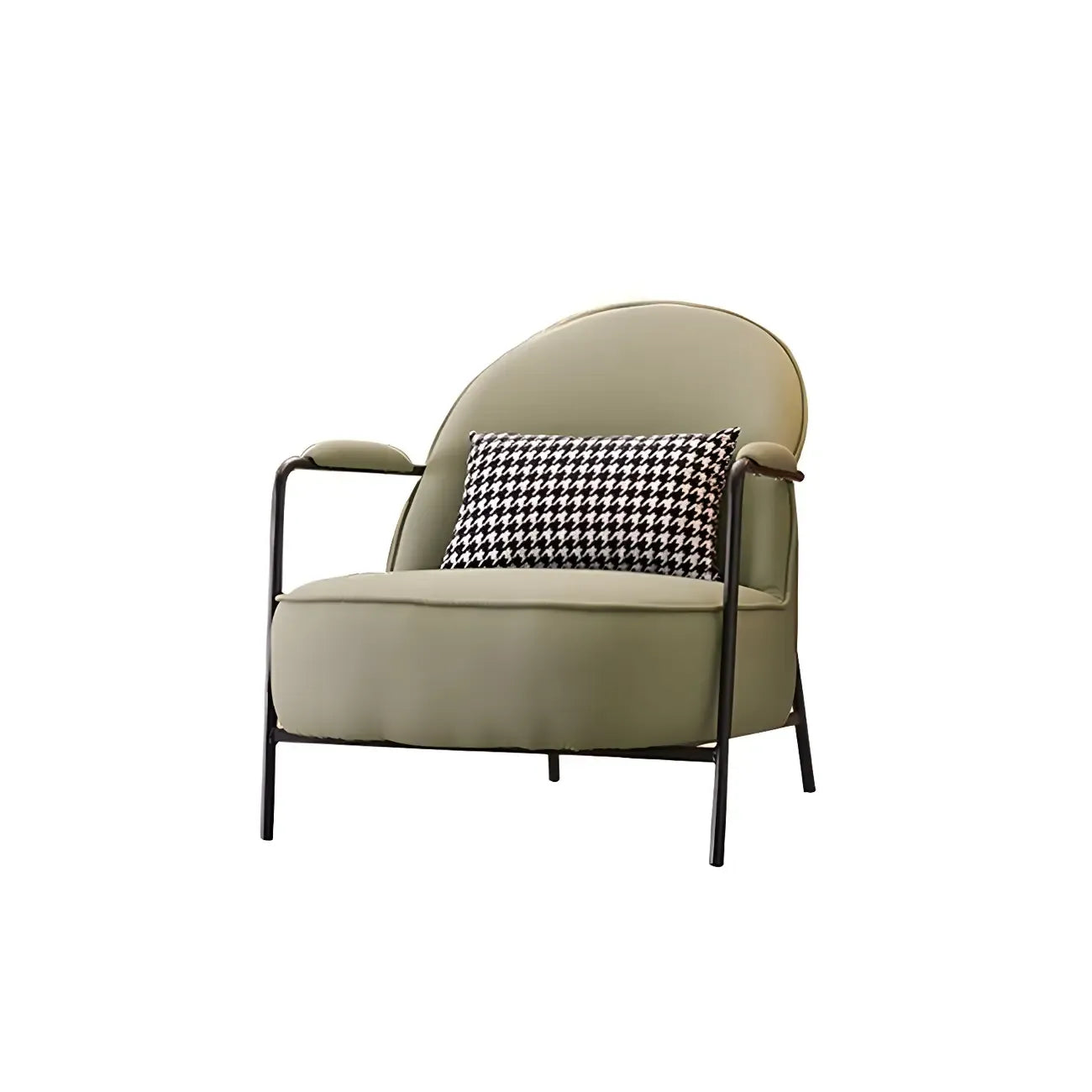 Modern Leather Arm Chair, Water-Resistant, Anti-Scratch