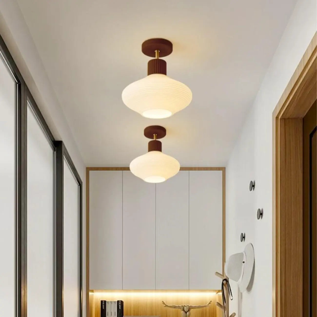 Modern Semi-Flush Mount Ceiling Light for Residential Spaces