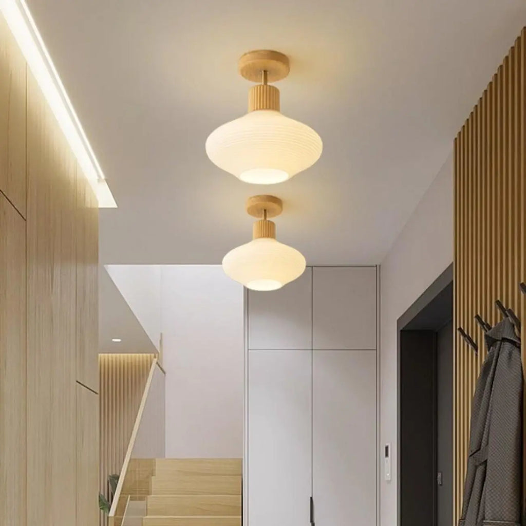 Modern Semi-Flush Mount Ceiling Light for Residential Spaces