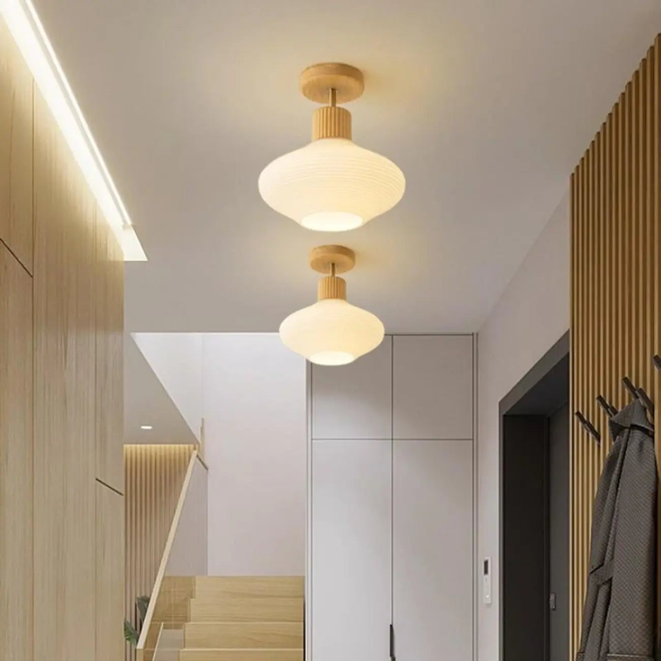 Modern Semi-Flush Mount Ceiling Light for Residential Spaces