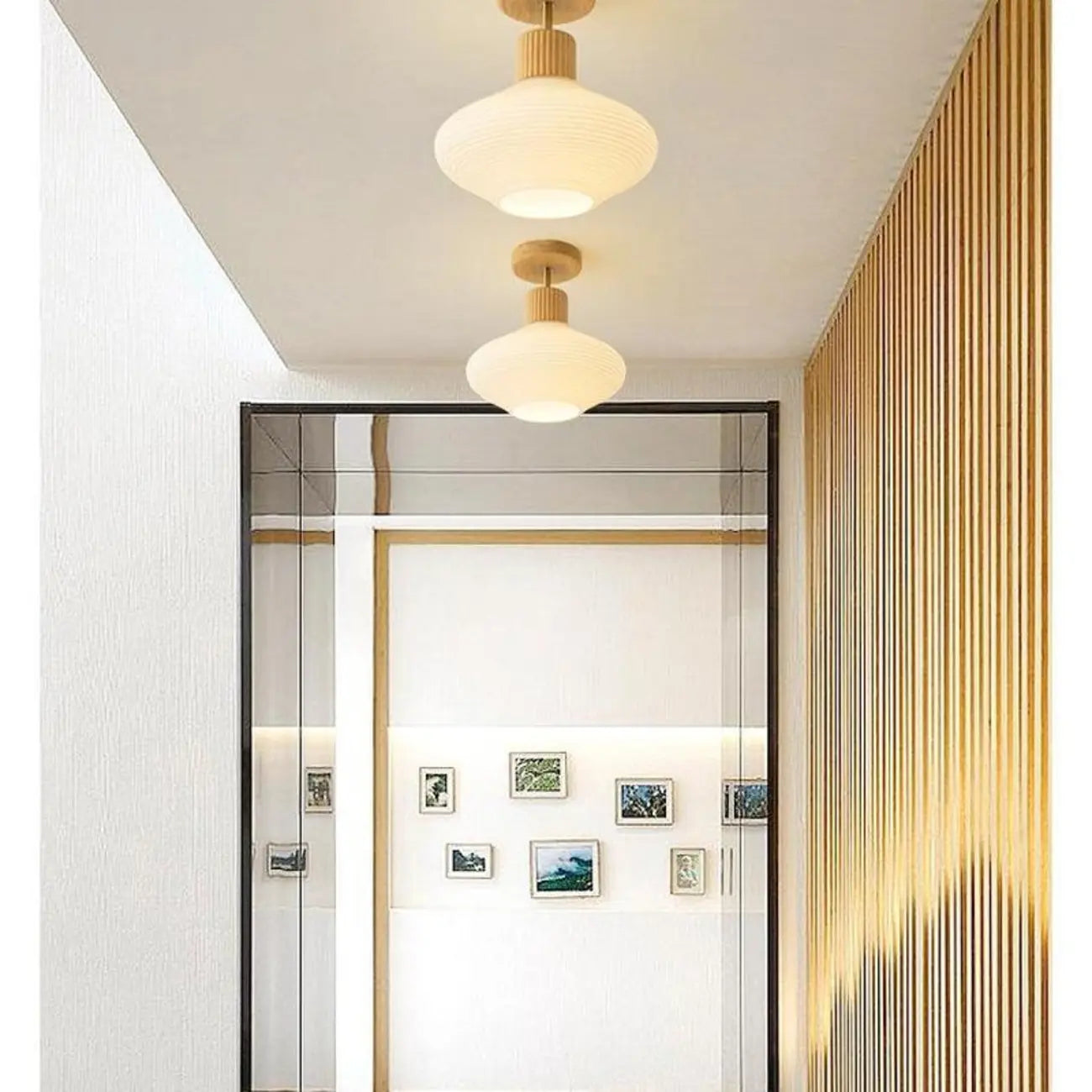 Modern Semi-Flush Mount Ceiling Light for Residential Spaces