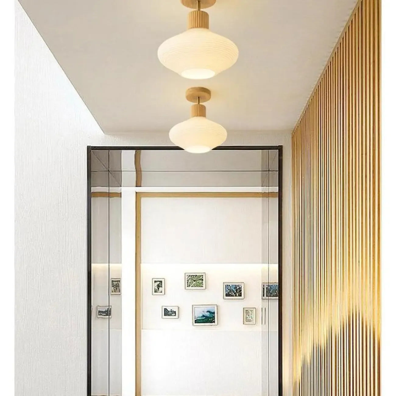Modern Semi-Flush Mount Ceiling Light for Residential Spaces