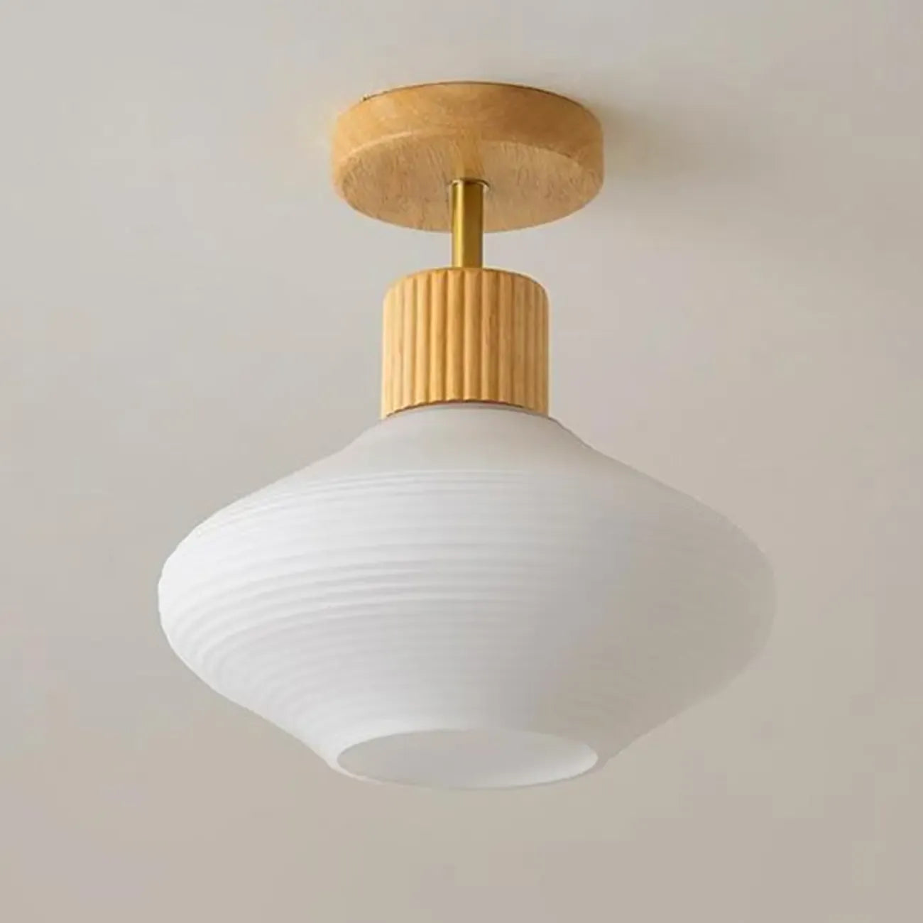Modern Semi-Flush Mount Ceiling Light for Residential Spaces