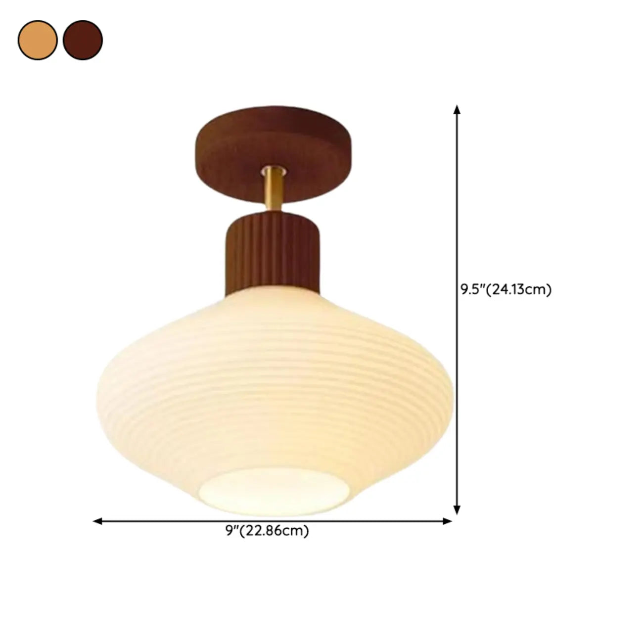 Modern Semi-Flush Mount Ceiling Light for Residential Spaces