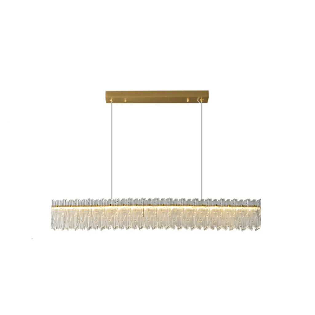 Modern Glass 3 Dimming LED Island Pendant Light for Kitchen