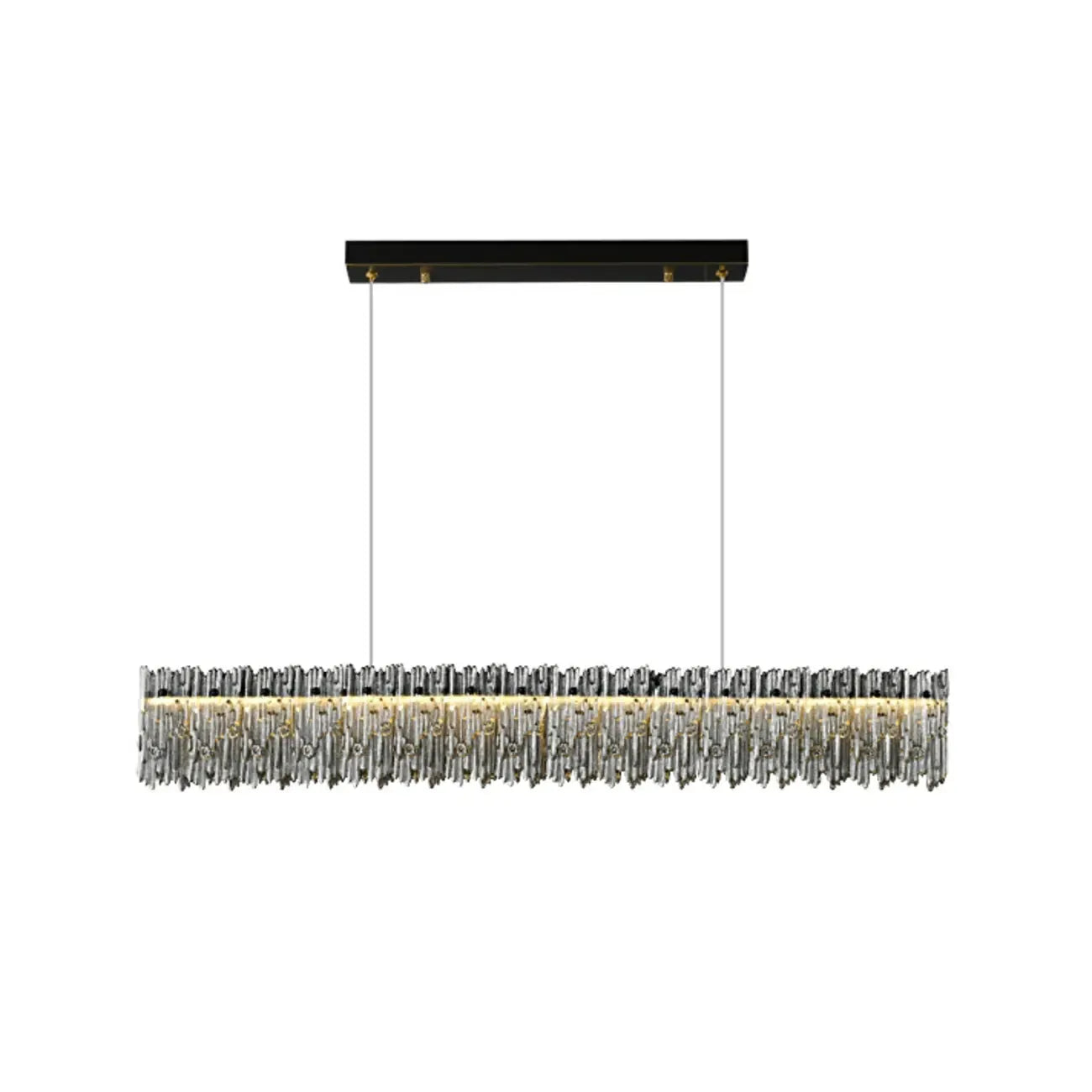 Modern Glass 3 Dimming LED Island Pendant Light for Kitchen