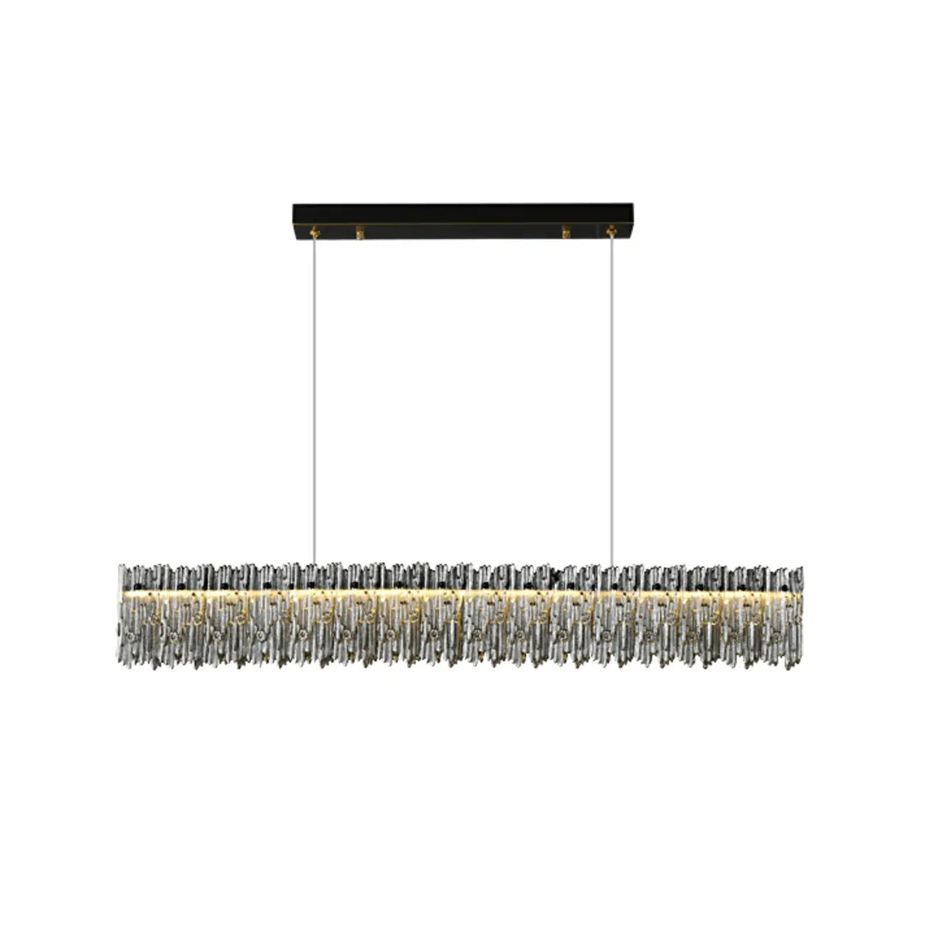 Modern Glass 3 Dimming LED Island Pendant Light for Kitchen