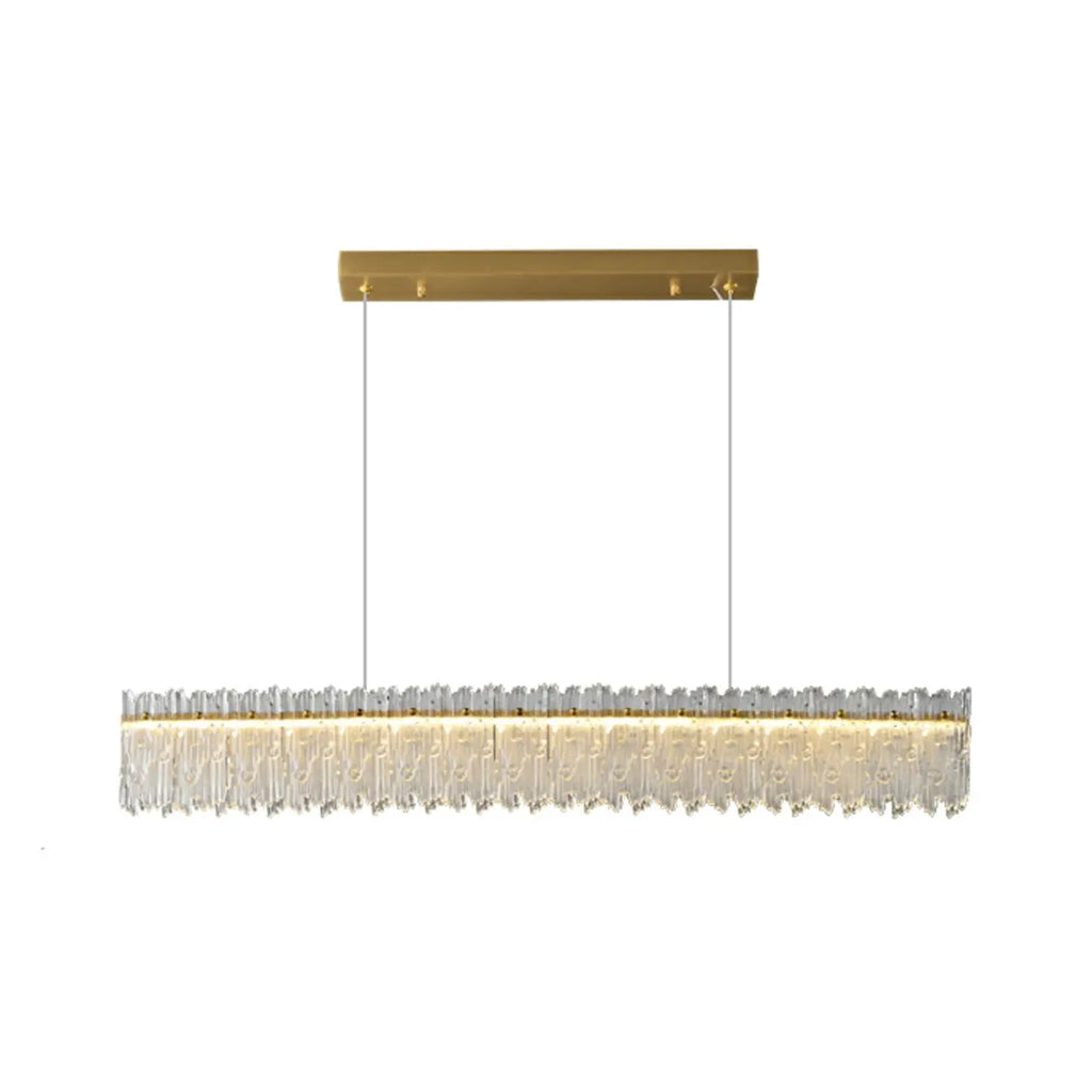 Modern Glass 3 Dimming LED Island Pendant Light for Kitchen