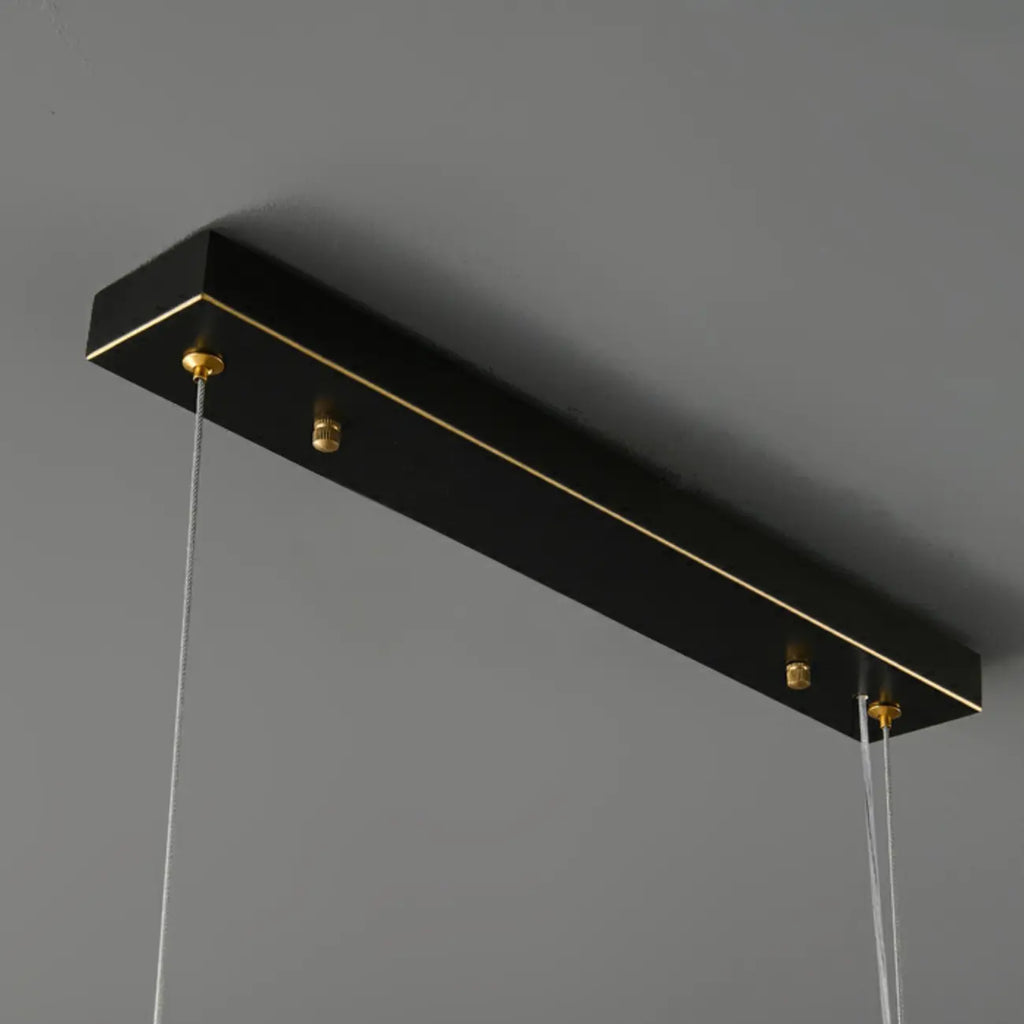 Modern Glass 3 Dimming LED Island Pendant Light for Kitchen