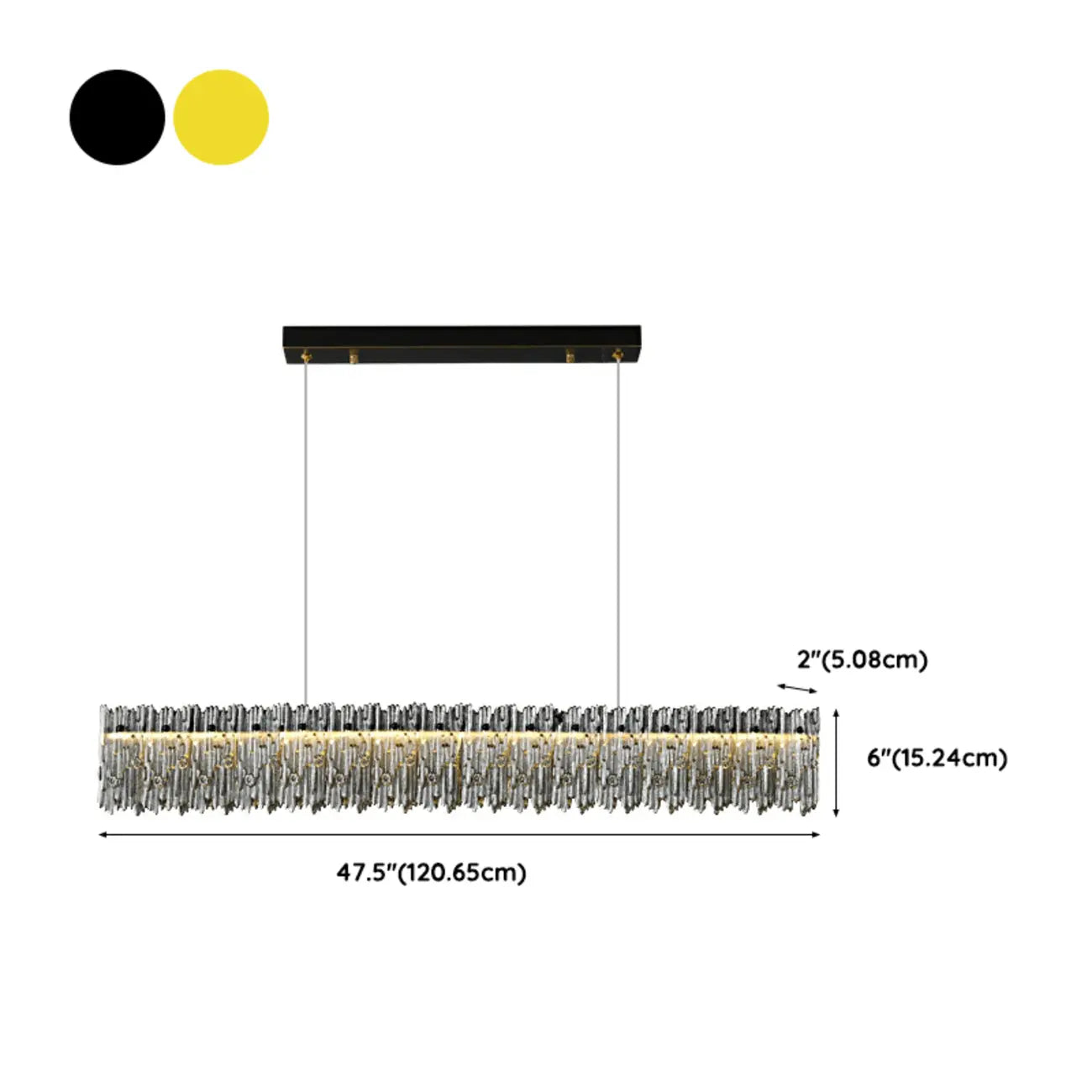 Modern Glass 3 Dimming LED Island Pendant Light for Kitchen