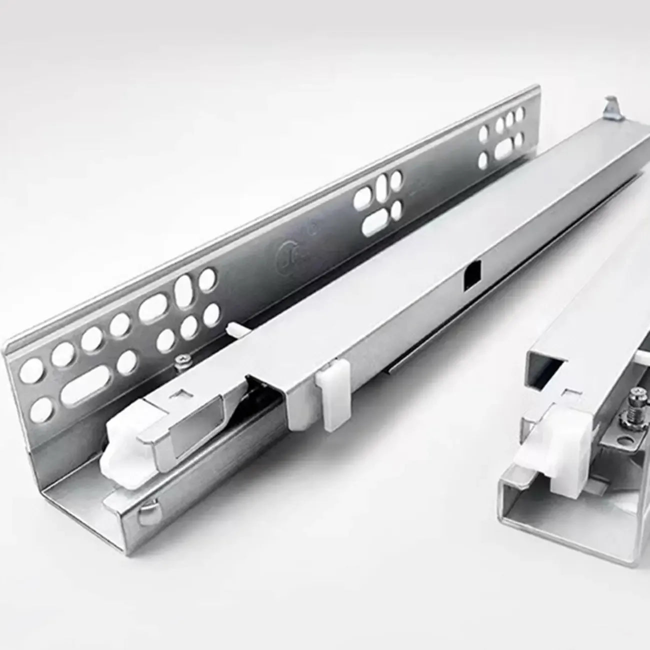 71 Modern White Stone Top TV Stand with Cable Management