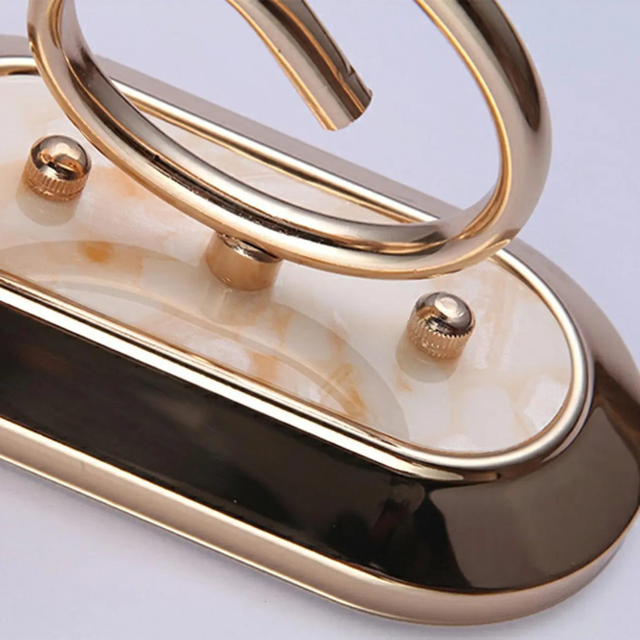 Modern Gold Glass LED Wall Sconce with Crystal Decoration