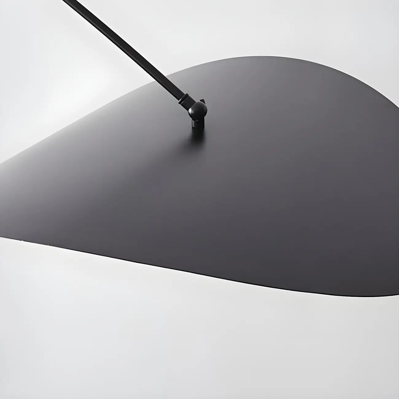 Elegant Black Metal Ambient Lighting Swing Arm Wall Light