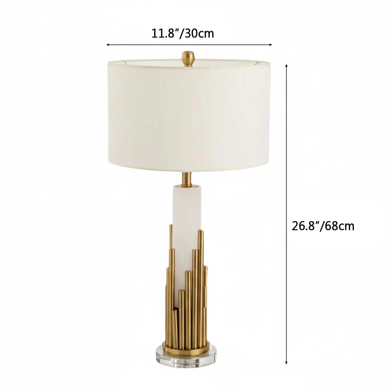 Modern Alabaster Stone LED Table Lamp for Living Room