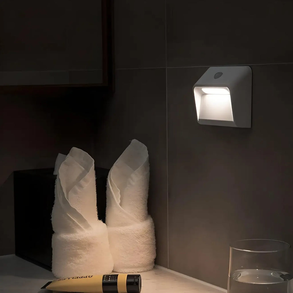 Modern Plastic White Rechargeable Wall Sconce