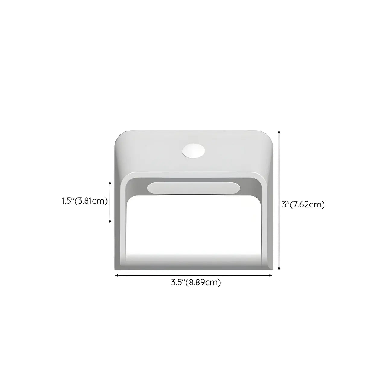 Modern Plastic White Rechargeable Wall Sconce