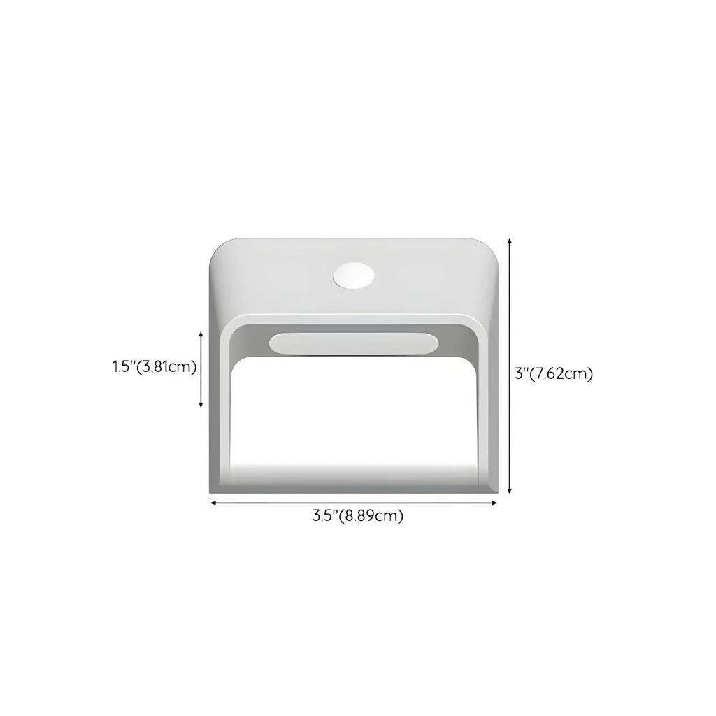 Modern Plastic White Rechargeable Wall Sconce