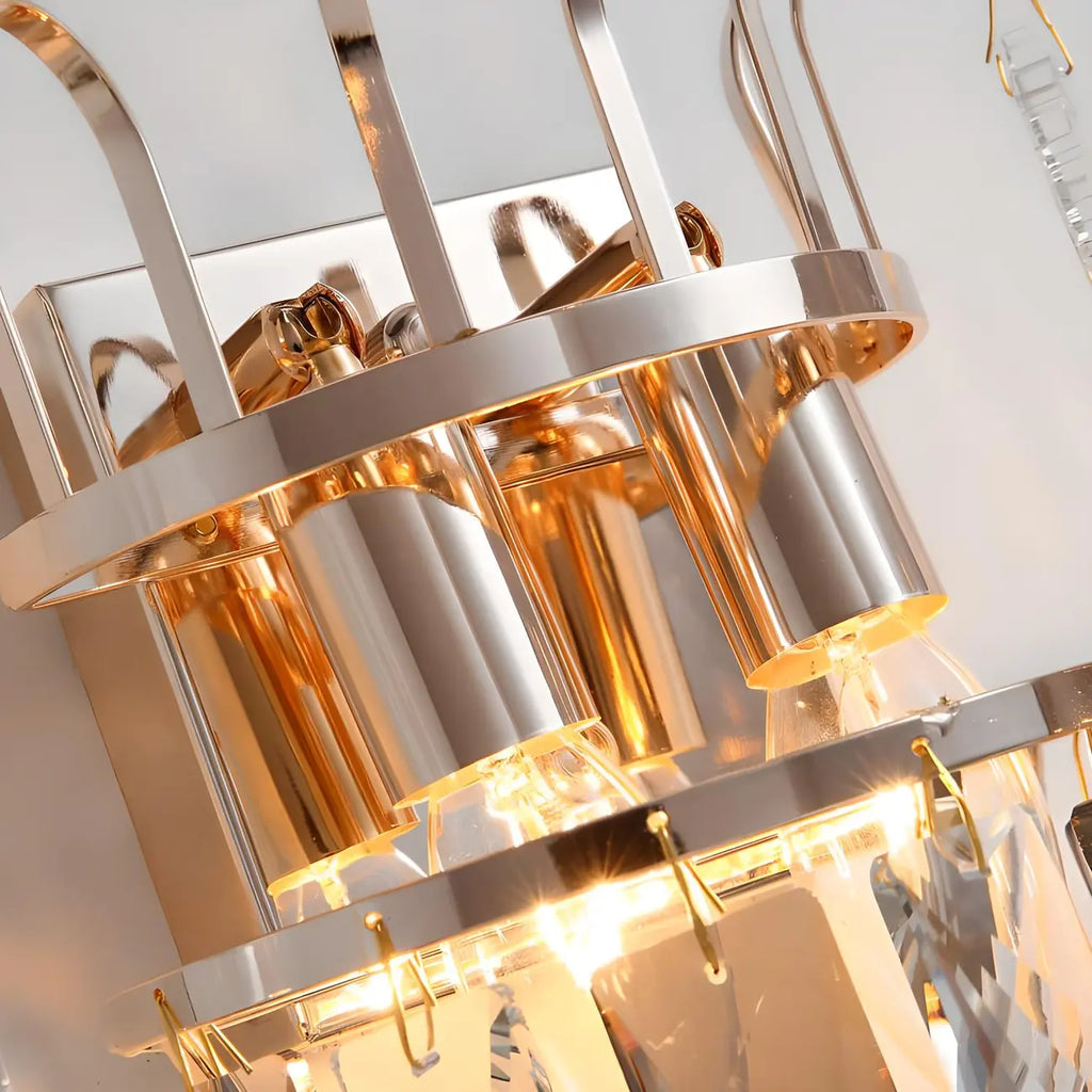 Artistic Wall Sconce with Brass Finish for Living Room Decor