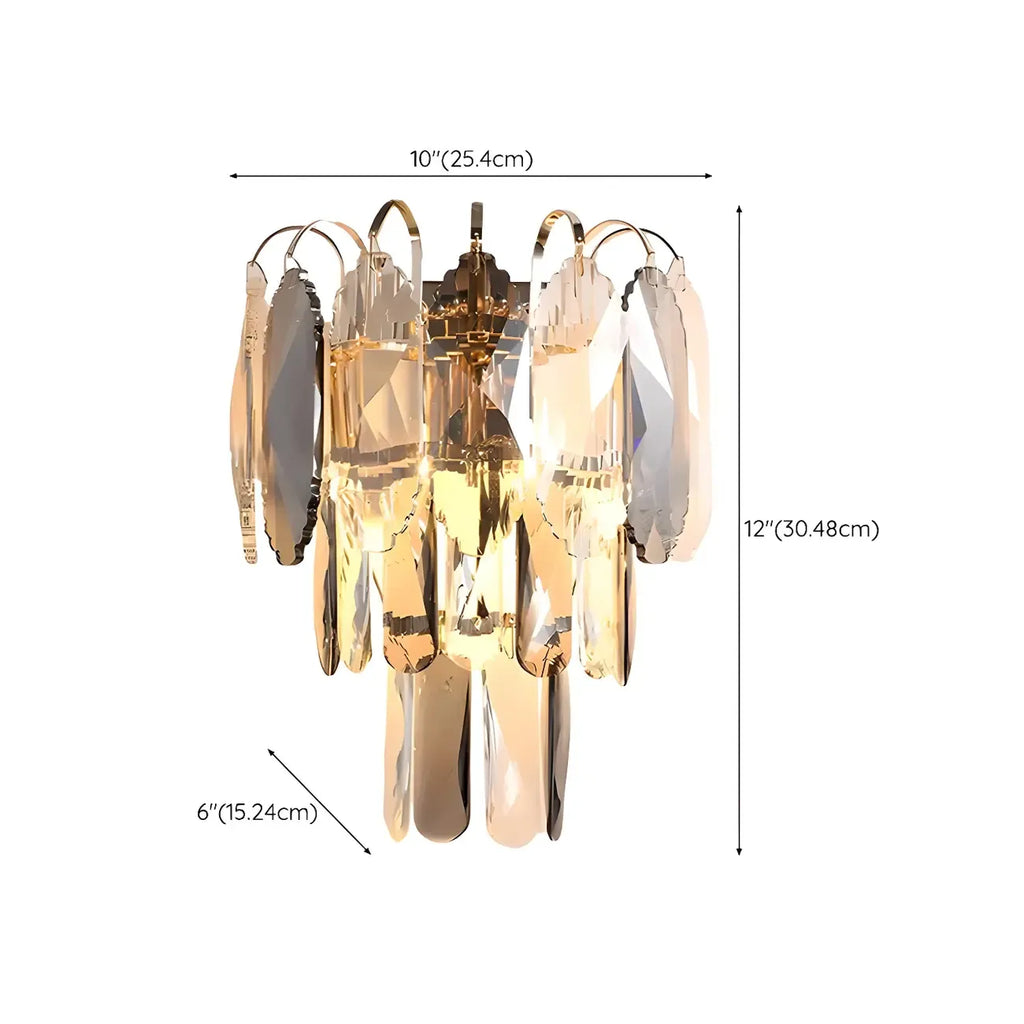 Artistic Wall Sconce with Brass Finish for Living Room Decor