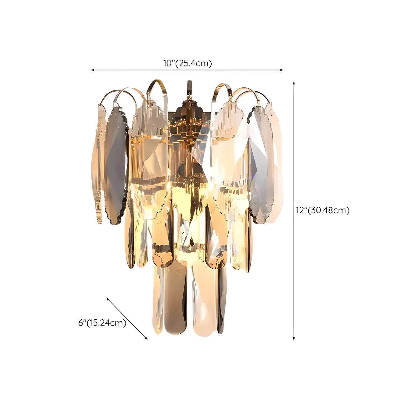 Artistic Wall Sconce with Brass Finish for Living Room Decor