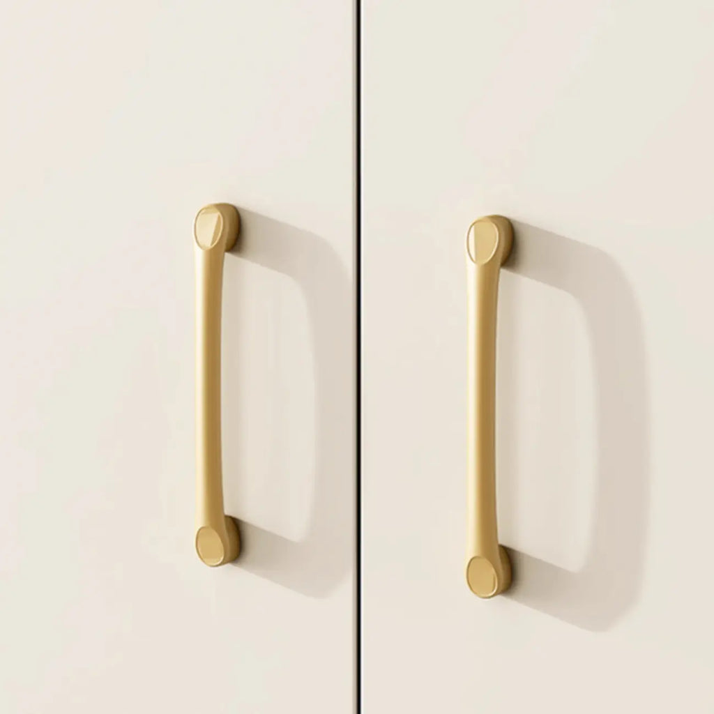 Trendy Grey Wood Hallway Shoe Cabinet with Gold Legs