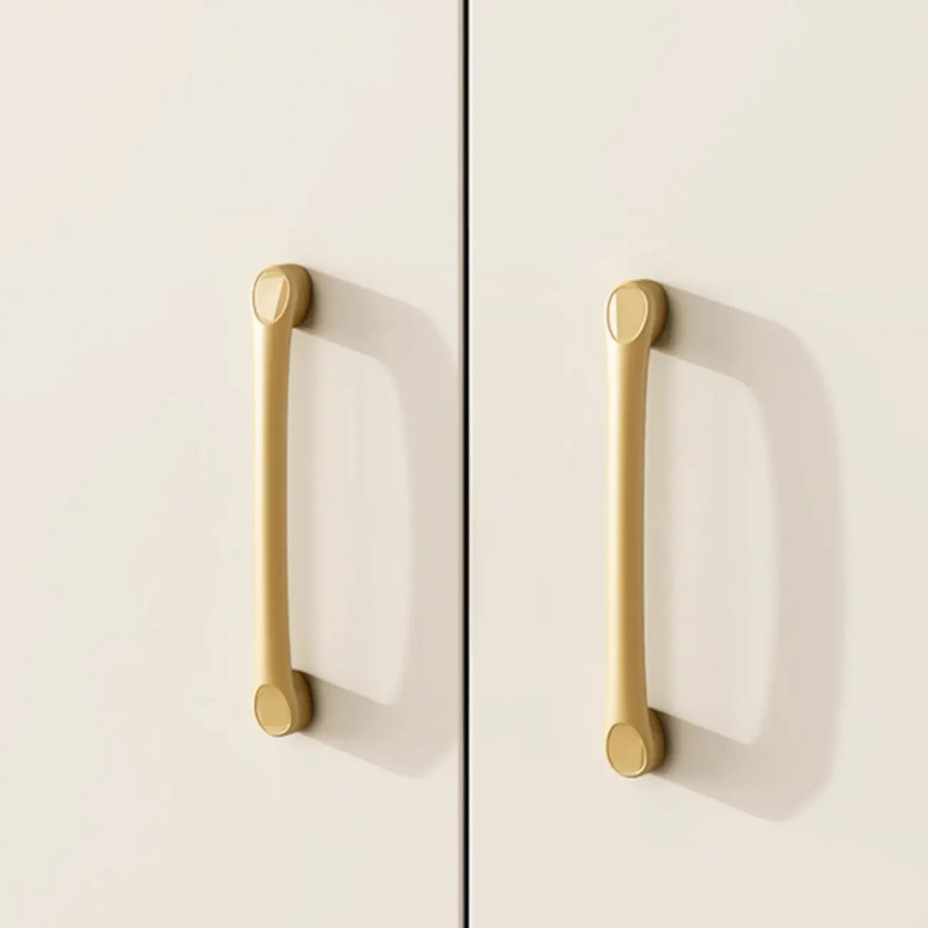 Trendy Grey Wood Hallway Shoe Cabinet with Gold Legs