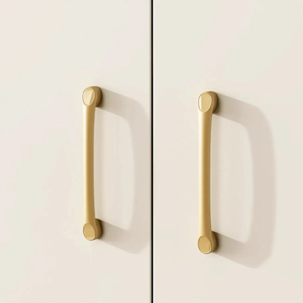 Trendy Grey Wood Hallway Shoe Cabinet with Gold Legs