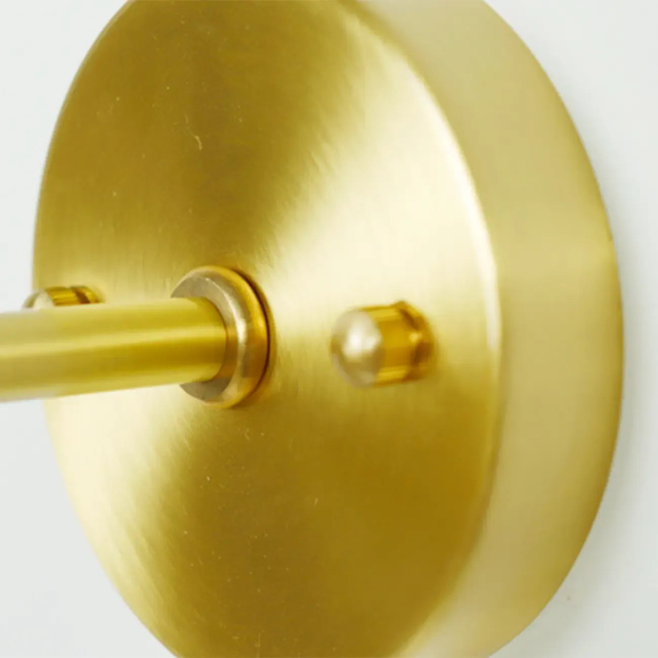 Transparent Globe Brass LED Wall Sconce for Hallway Lighting