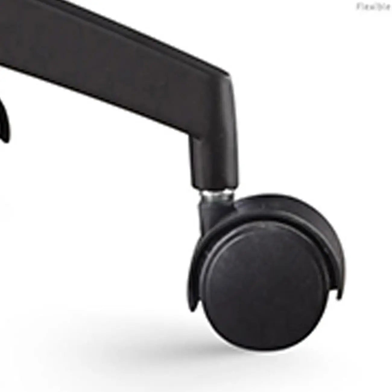 Rotatable Lifting Gray Leather Office Chairs with Wheels