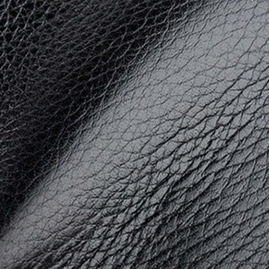 Beige Leather Adjustable High-Back Swivel Office Chair