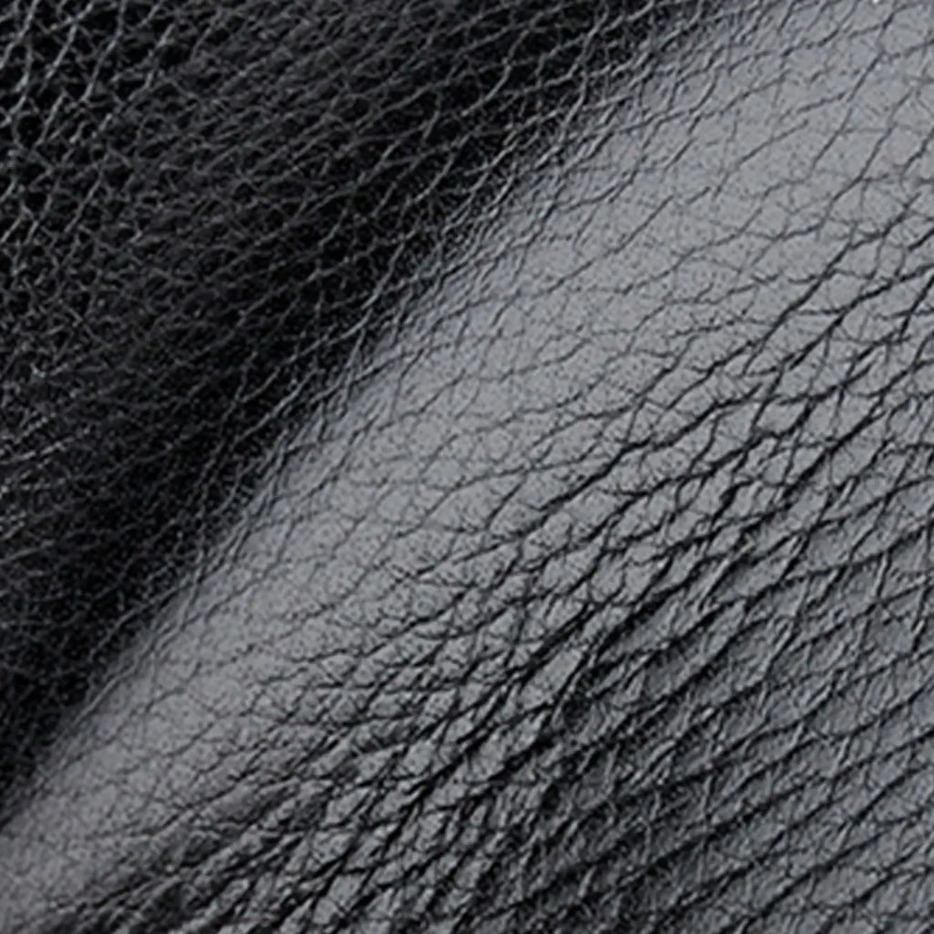 Beige Leather Adjustable High-Back Swivel Office Chair