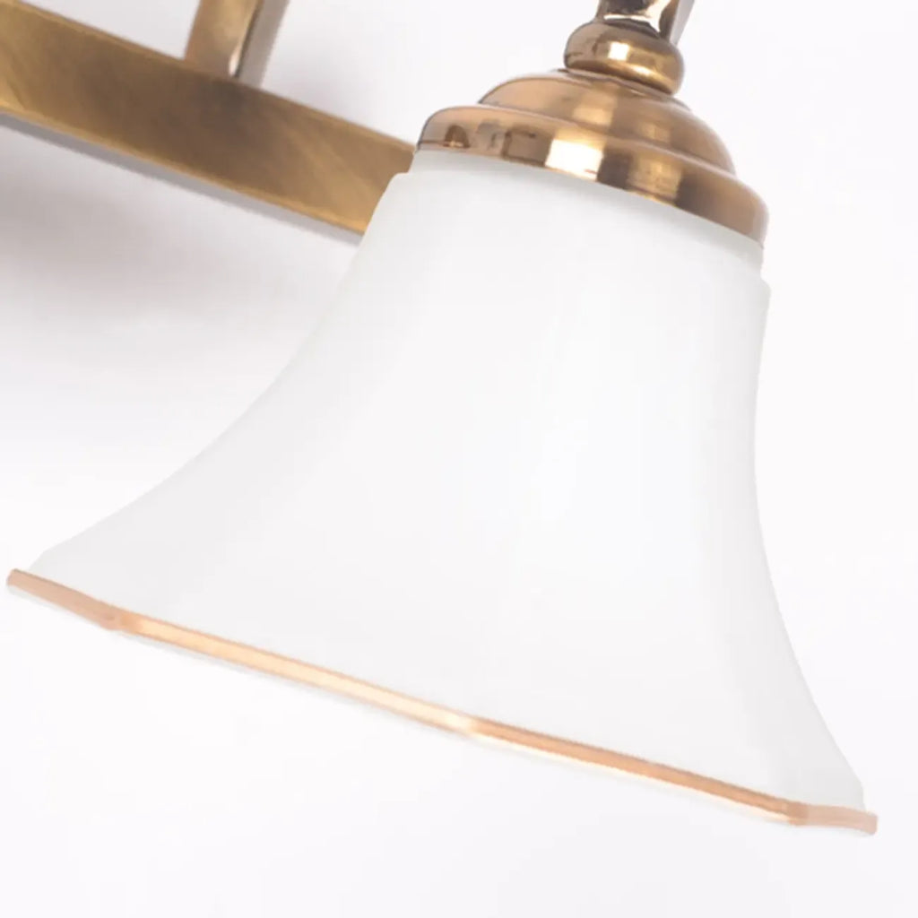 Modern Classic Gold Bell Glass Bathroom Vanity Light