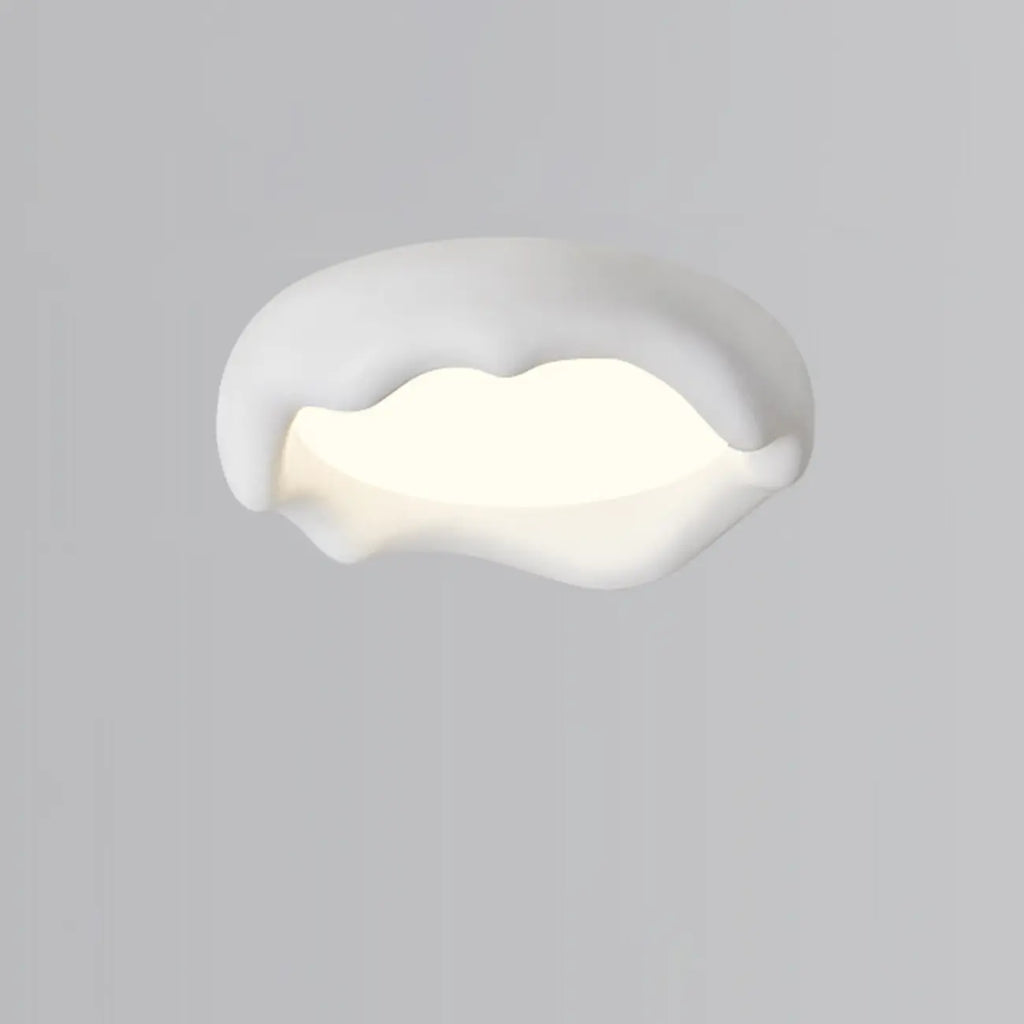 Acrylic Artistic Melting Cream Design Flush Ceiling Light