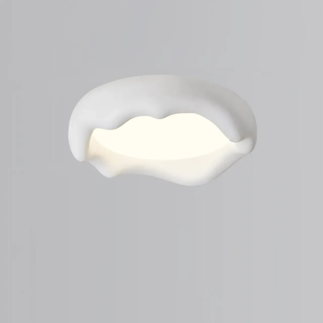 Acrylic Artistic Melting Cream Design Flush Ceiling Light